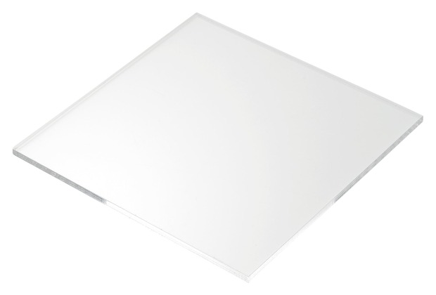 1/4-Thick 12 x 12 - Plexiglass Acrylic Mirror Sheet - Clear